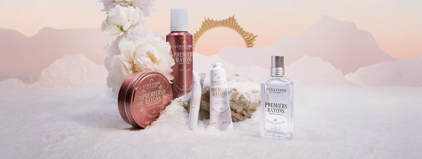 Premiers Rayons — pivoine & camélia, la ligne claire de la collection