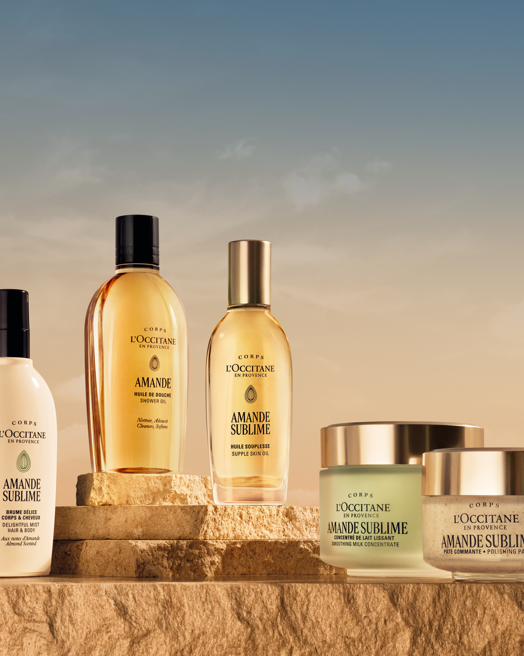 L'Occitane en Provence — Rebranding — Amande Sublime & Karité Confort