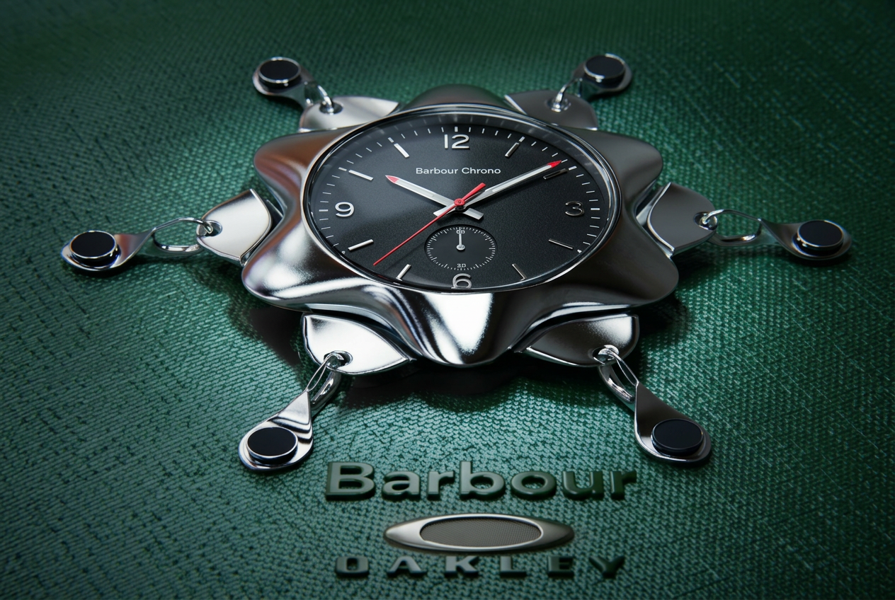 Barbour × Oakley — Montre sport automobile